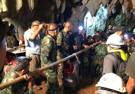 Congratulations to the footballers rescued from the flooded cave!