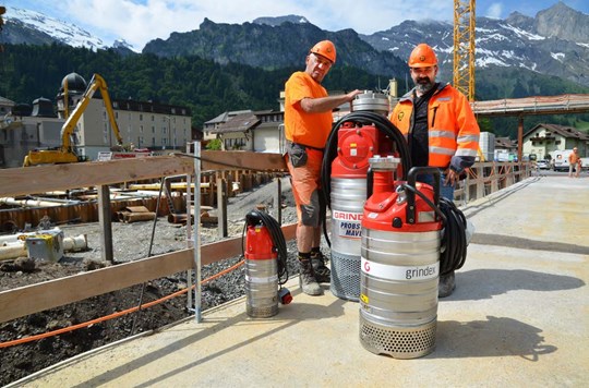 Demanding groundwater reduction, Grand Hotel Titlis Palace